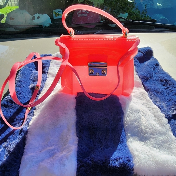 Furla Jelly Mini Satchel Candy Pink - Picture 10 of 16